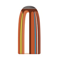 BULLET 30 CAL 308 110 GR RN 100/BXInter Lock Bullets .30 cal. - .308 Inch diameter - Round Nose - 110 grain - Ballistic coefficient .150 - Sectional density .166 - 100 per box | 090255230154